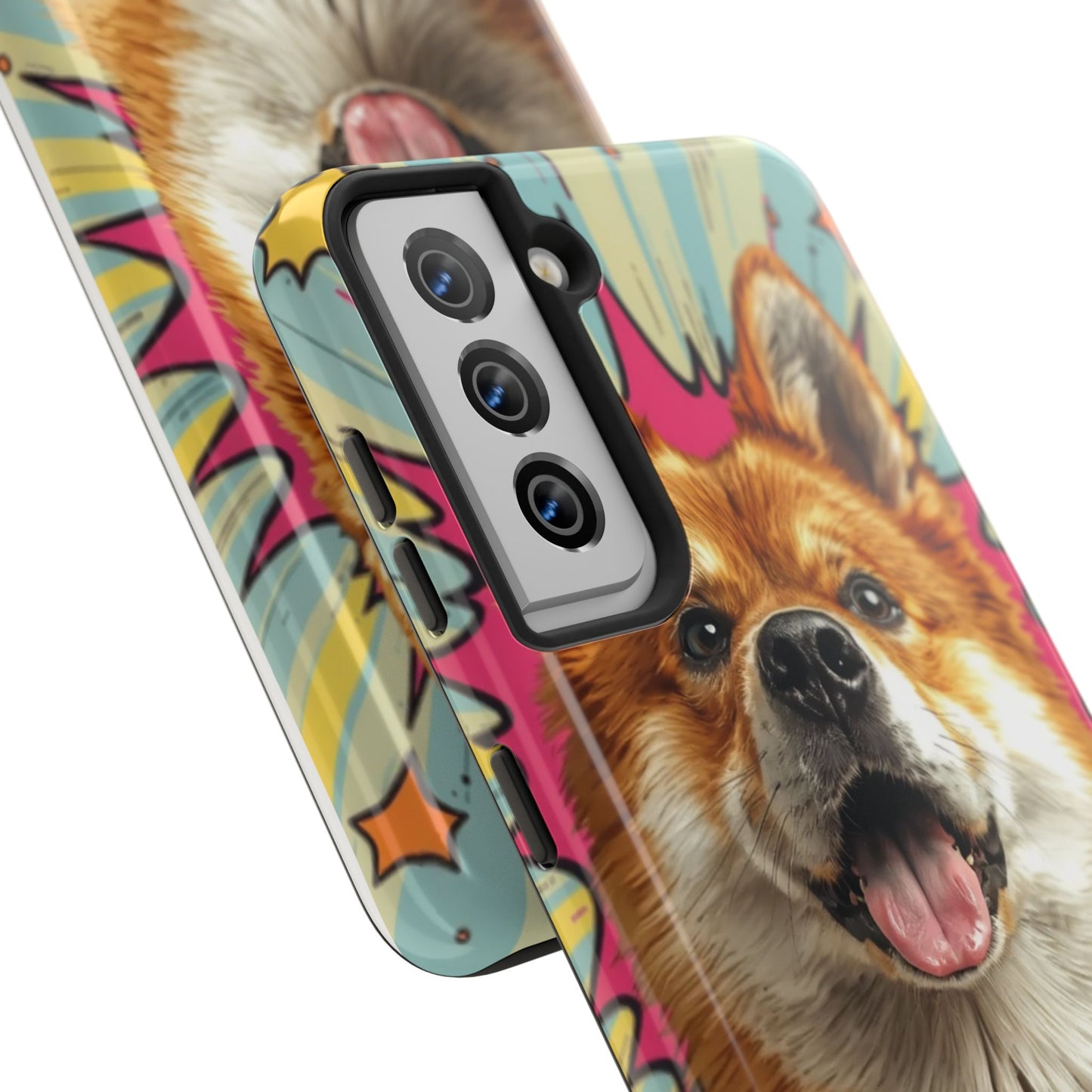 Playful Dog Tough Phone Case - Durable & Stylish Pet Lover Gift