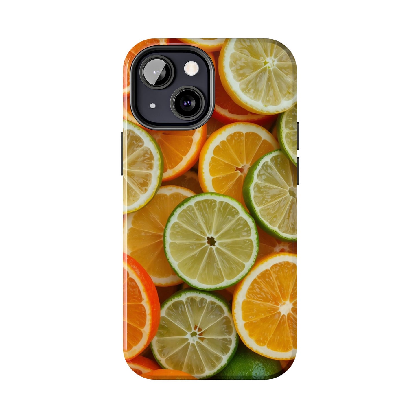 Citrus Slice Tough Phone Case – Vibrant Fruit Design for Summer Fun