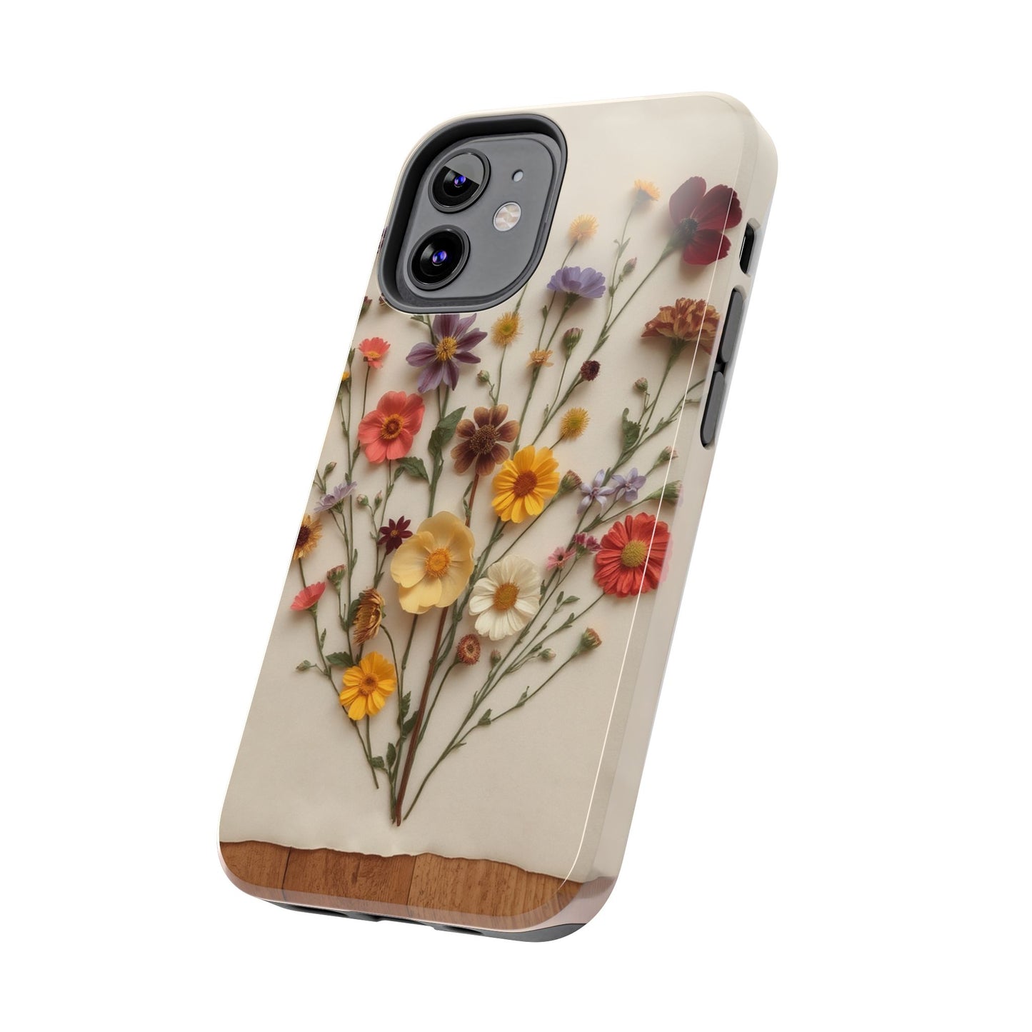 Floral Tough Phone Case - Durable Protection with Nature-Inspired Design
