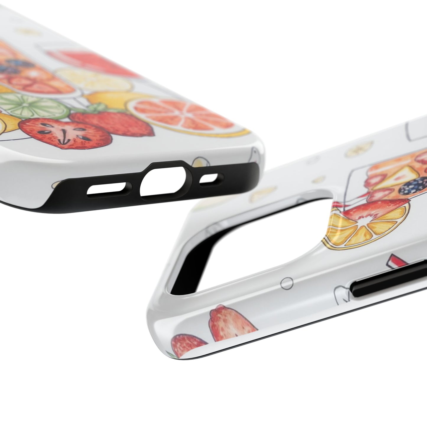 Colorful Fruit Cocktail Tough Phone Case - Perfect for Summer Vibes