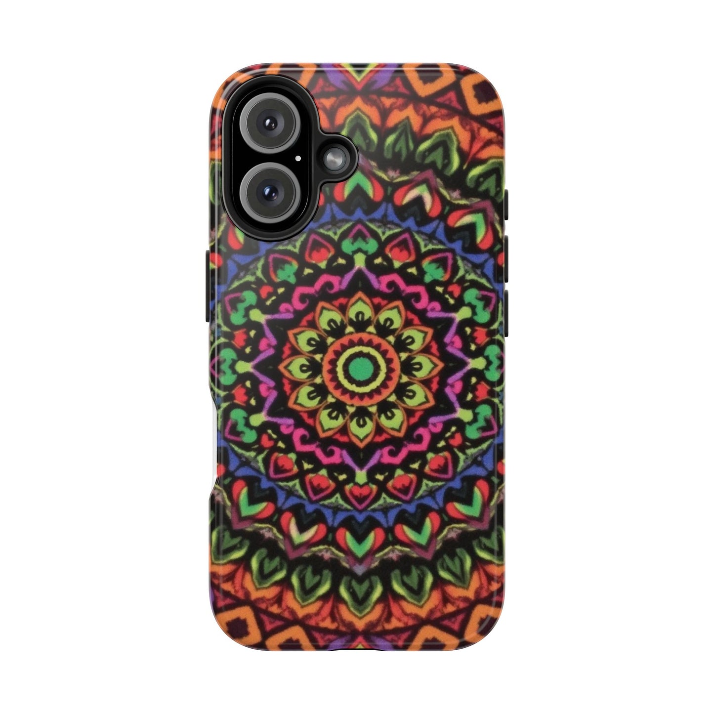 Colorful Mandala Tough Phone Case - Vibrant Designs for Trendy Protection - for iPhone