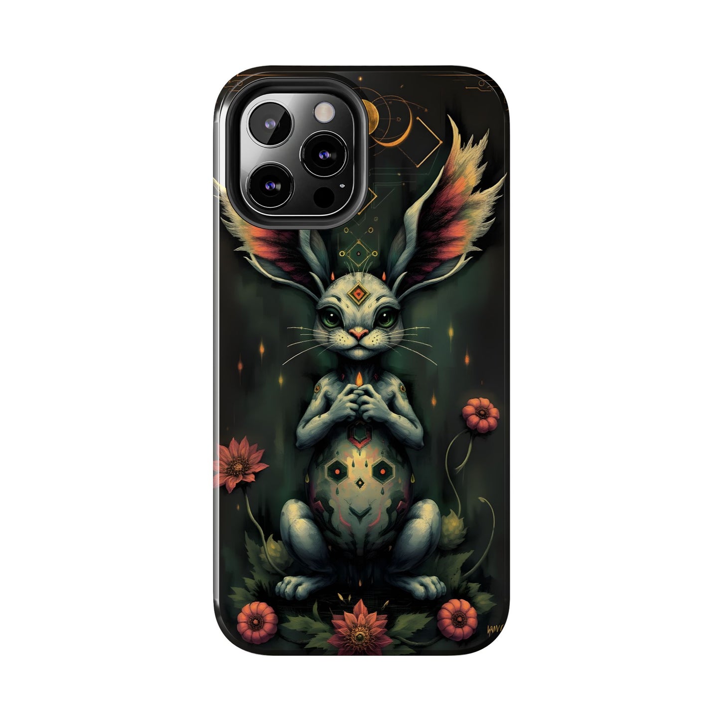 Artistic Rabbit Phone Cases - Unique and Durable Design of Mystical Bunny - for iPhone