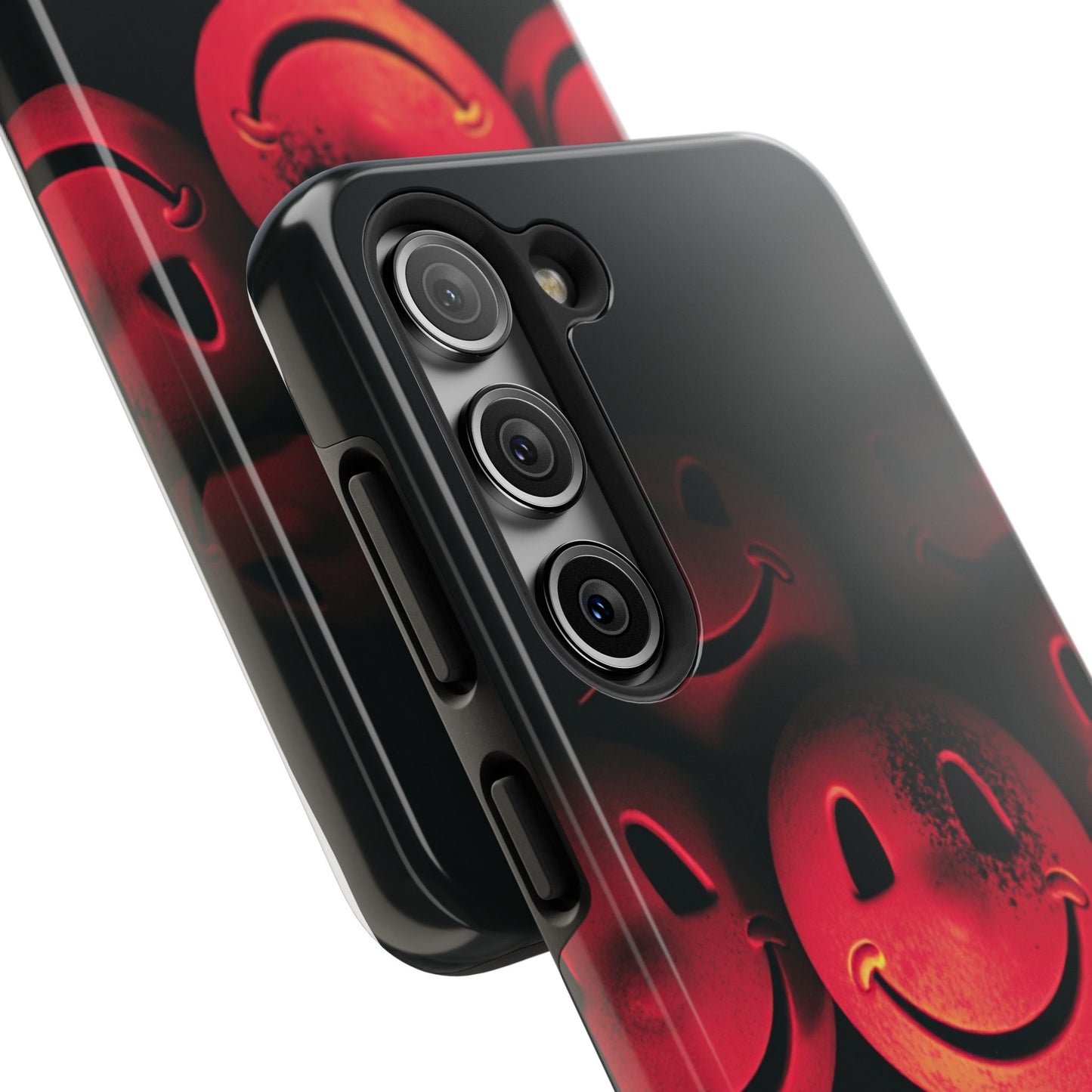 Smiley Face Tough Phone Case - Durable Protection with Fun Design