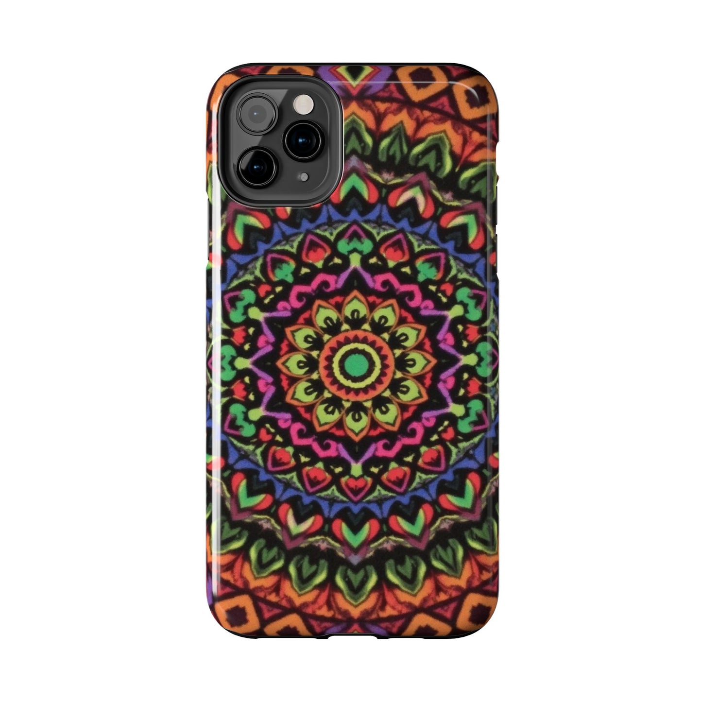 Colorful Mandala Tough Phone Case - Vibrant Designs for Trendy Protection - for iPhone
