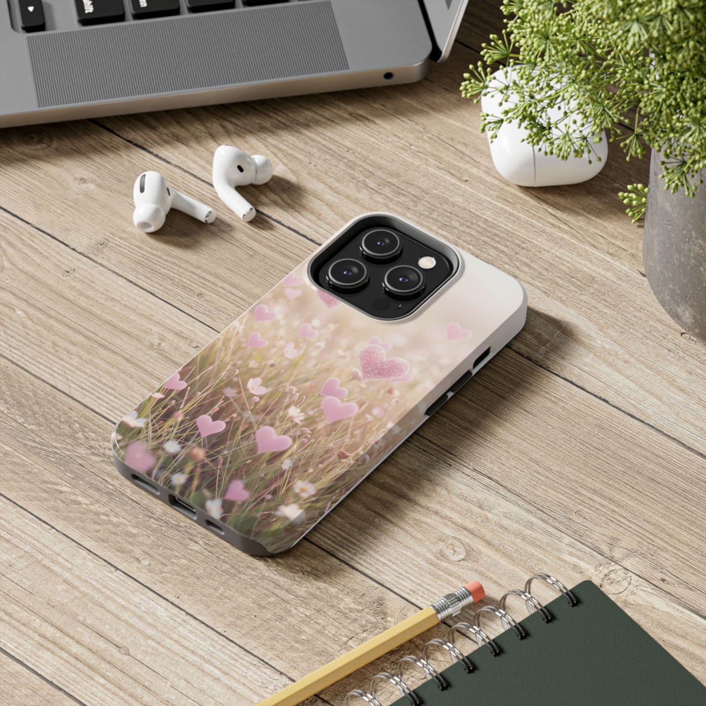Romantic Hearts Tough Phone Case - Perfect for Lovers and Celebrations