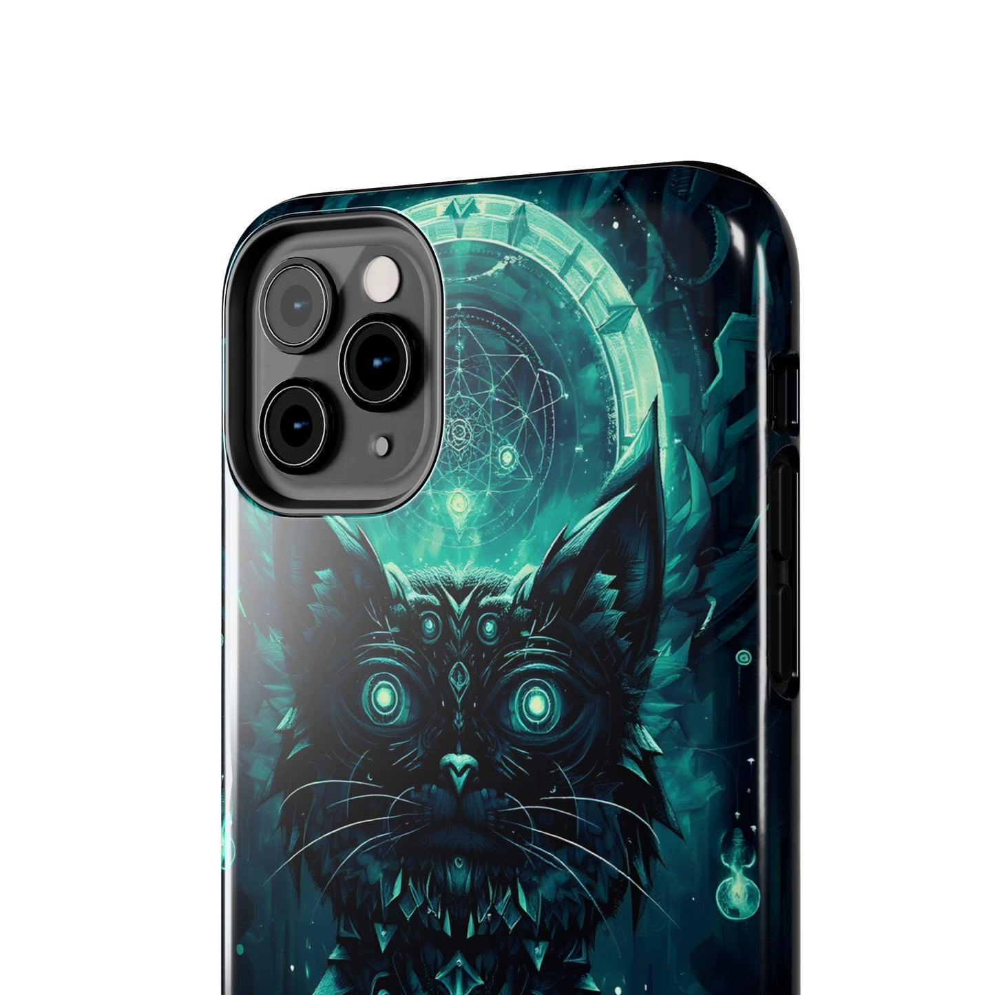 Mystical Dark Cat Phone Case - Tough Protective Cover for Cat Lovers - for iPhone