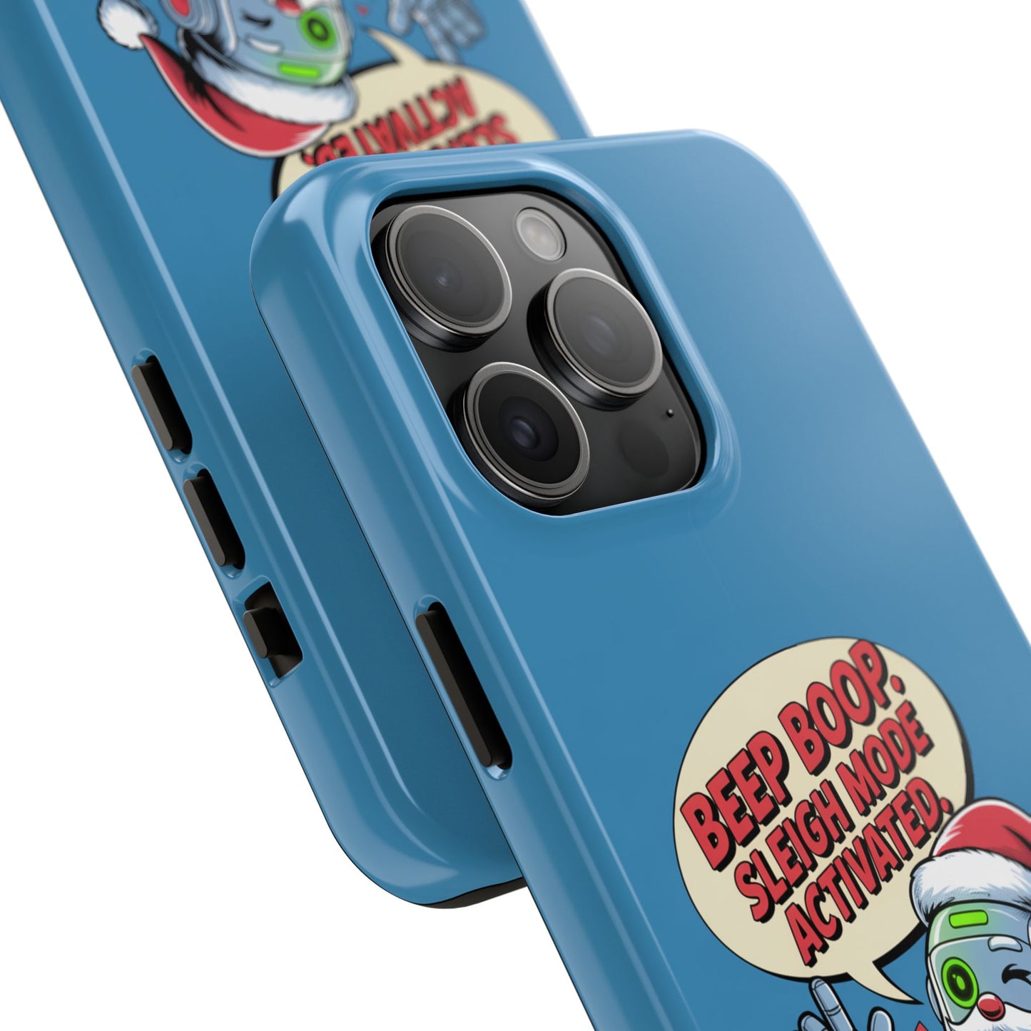 Funny Robot Holiday Phone Case - Beep Boop Sleigh Mode Activated