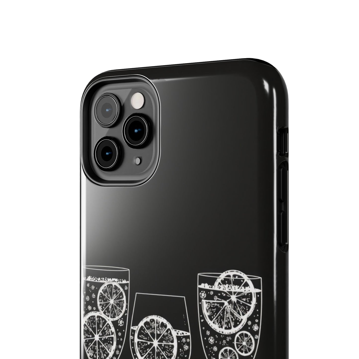 Stylish Tough Phone Cases with Citrus Glass Design, Protective Cases for Parties, Summer Events, and Everyday Use