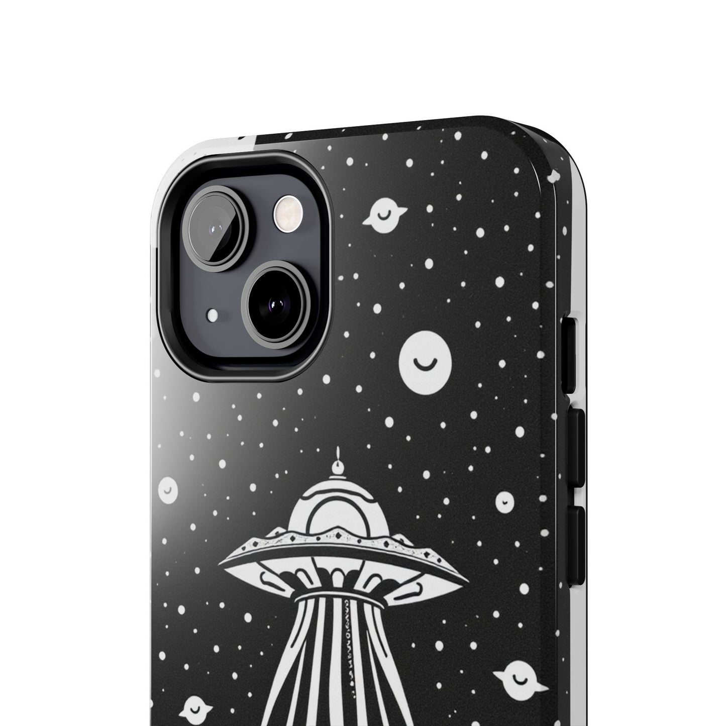 Galaxy UFO Tough Phone Case - Durable Protection with Unique Space Design
