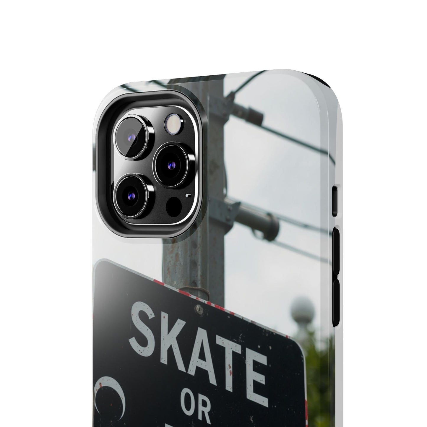 Black Sign Skate or Die Design - Tough Phone Case for iPhone