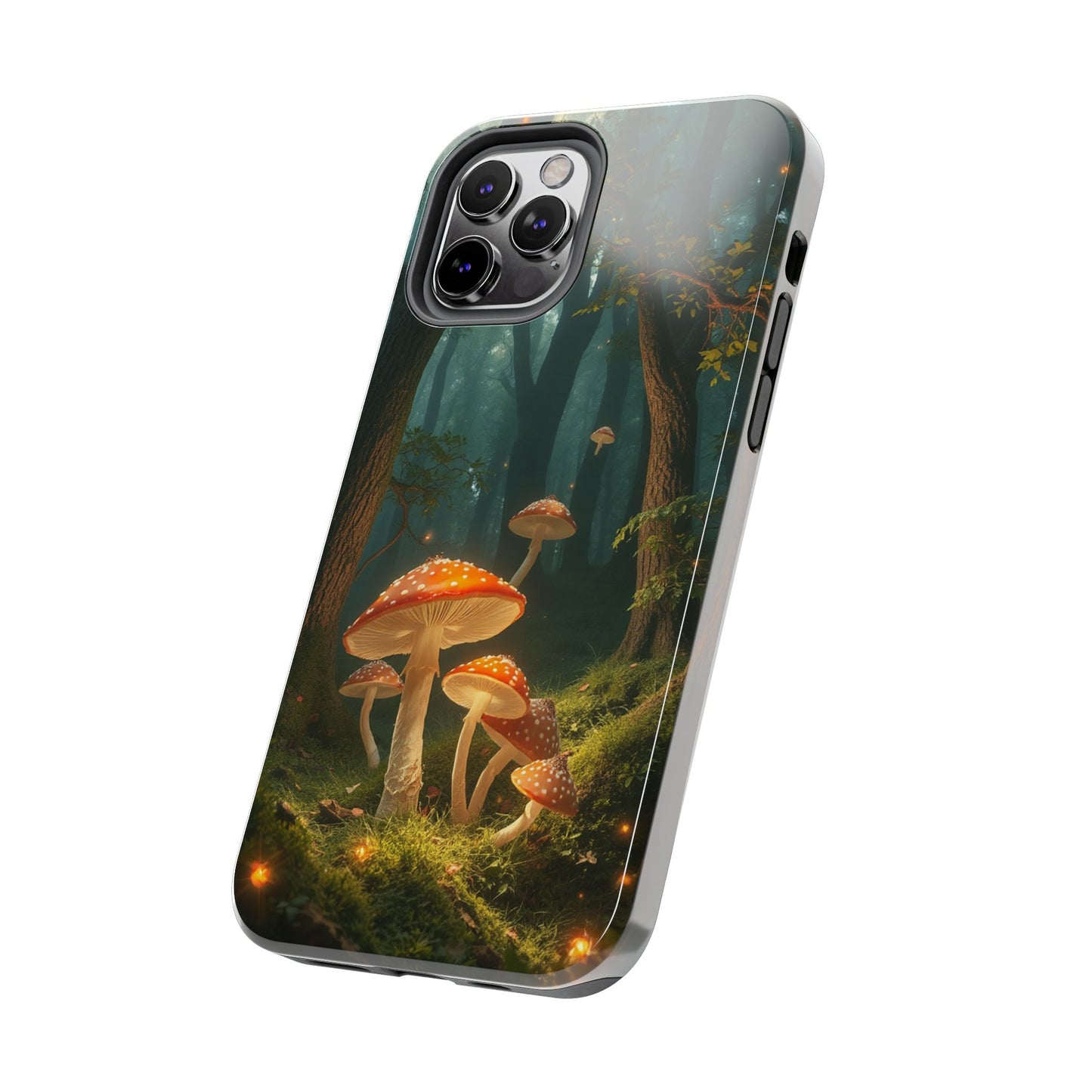 Whimsical Mushroom Tough Phone Case - Forest Fantasy Design