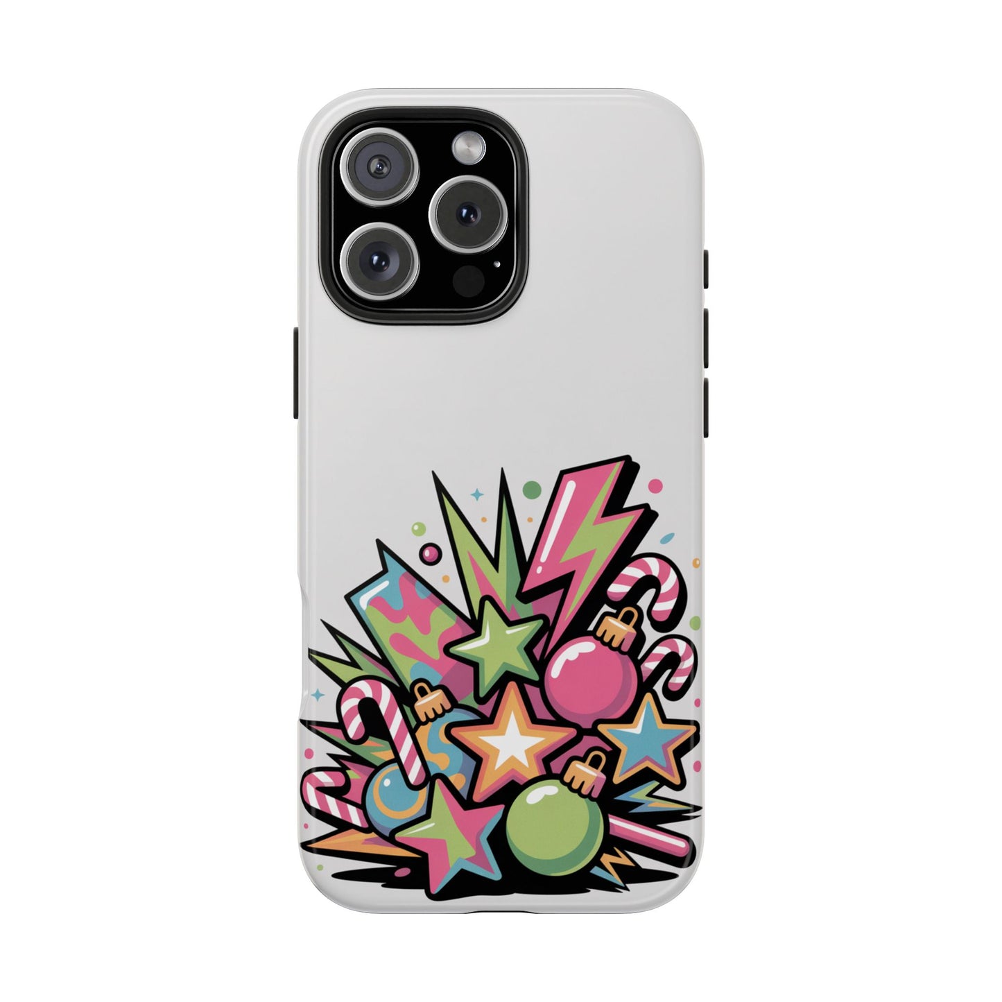 Colorful Explosion Retro Christmas Tough Phone Case