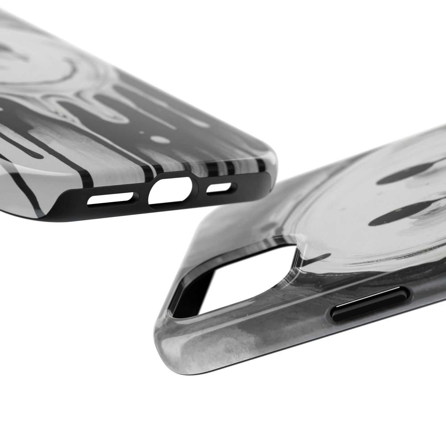 Dripping Smiley Tough Phone Case - Stylish & Durable Protection