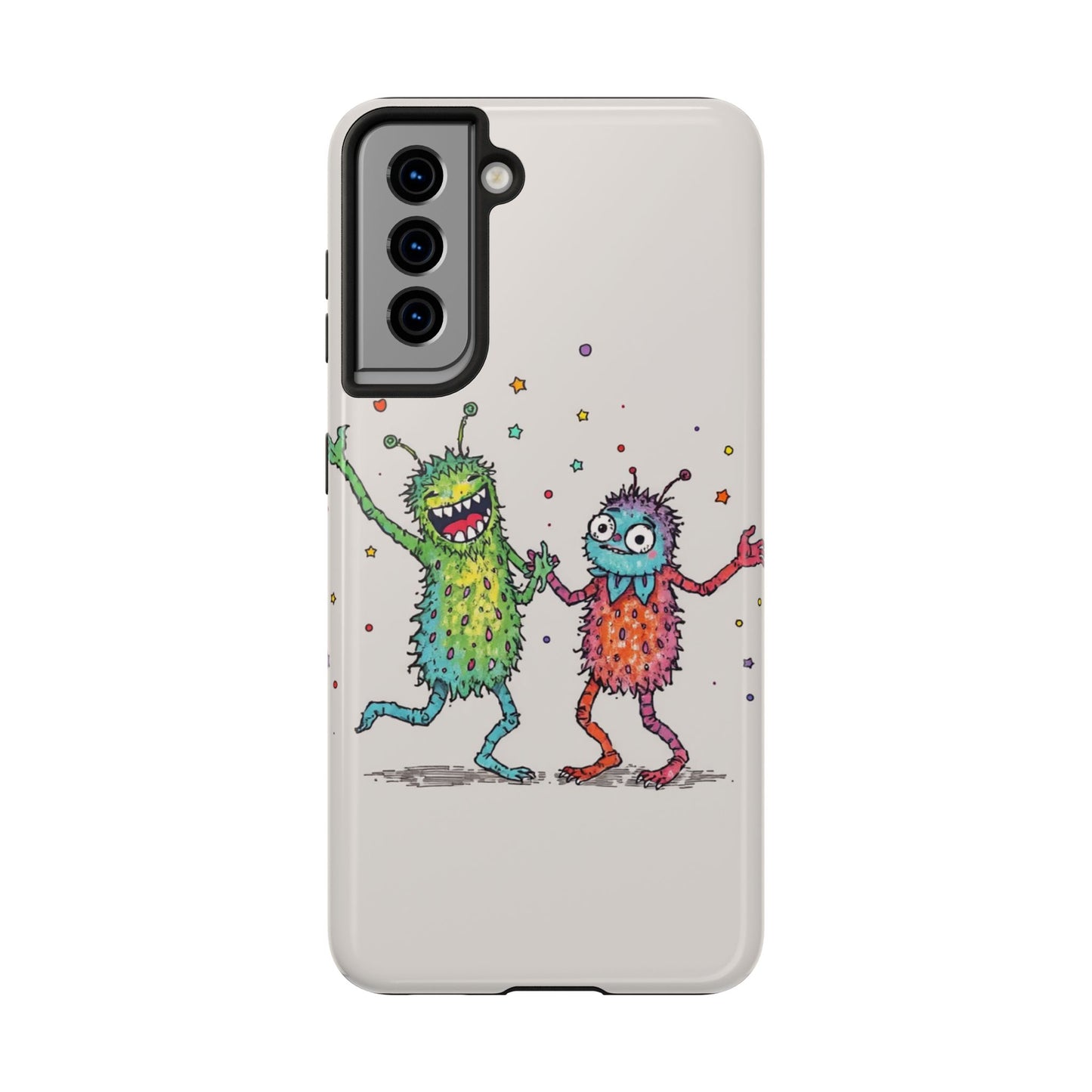 Colorful Monster Tough Phone Case - Fun and Playful Design