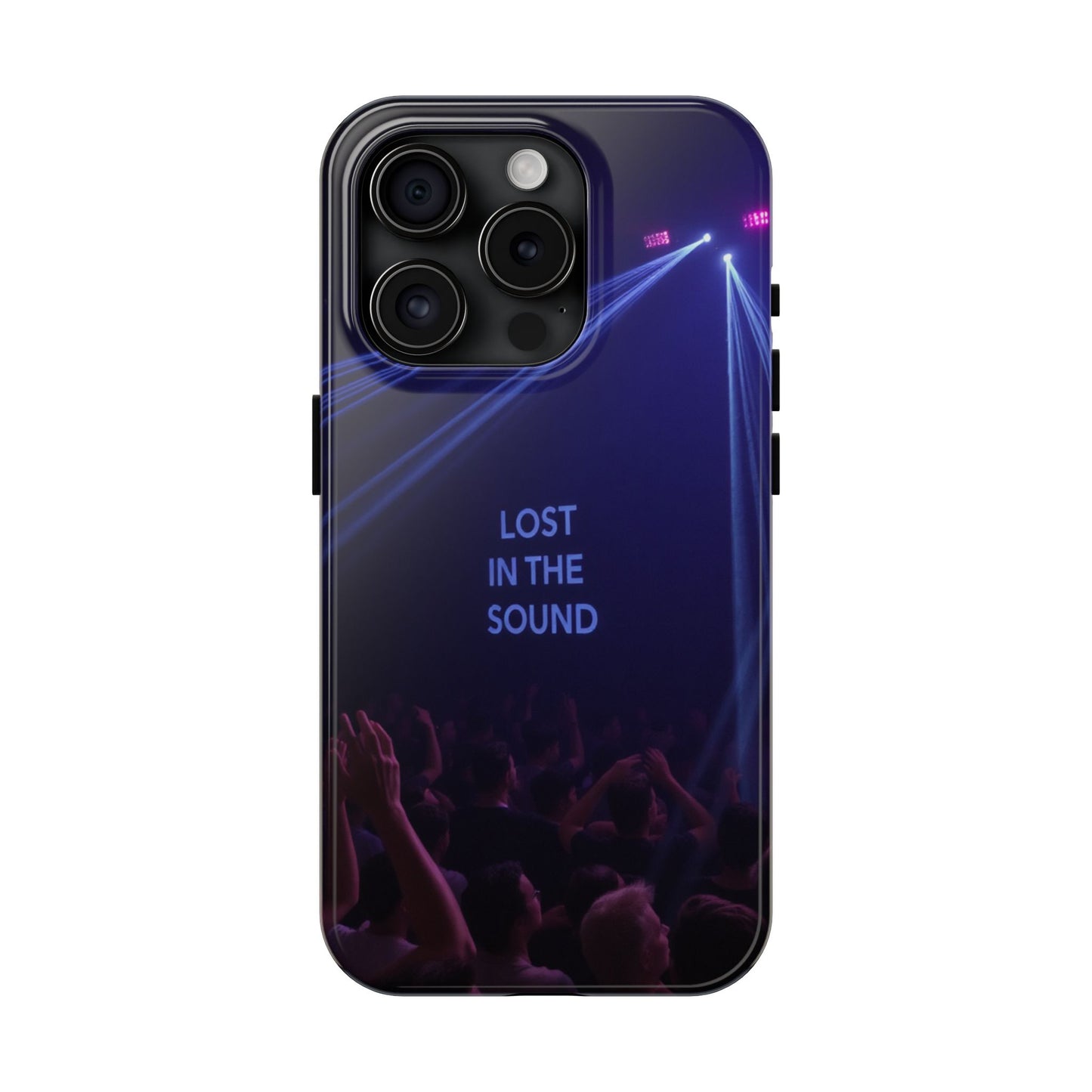 Vibrant Tough Phone Case - 'Lost in the Sound' Design for Music Lovers