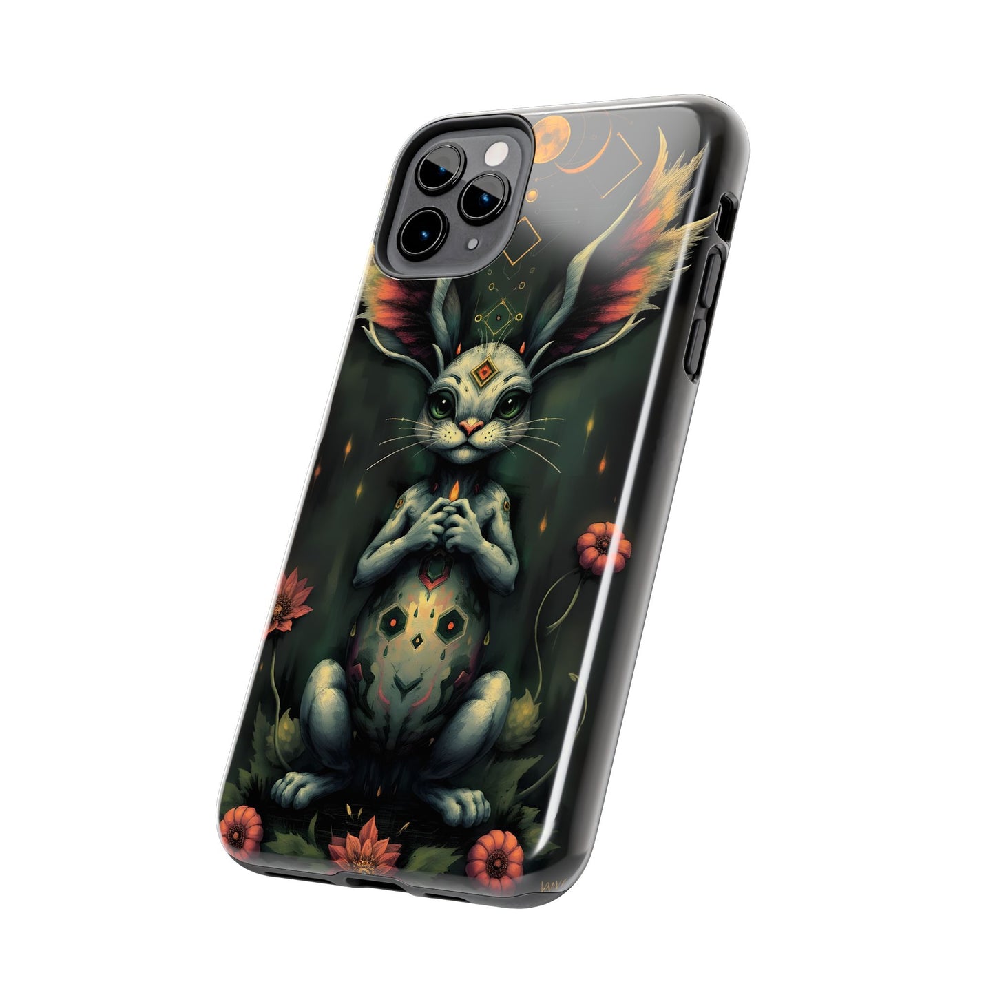 Artistic Rabbit Phone Cases - Unique and Durable Design of Mystical Bunny - for iPhone