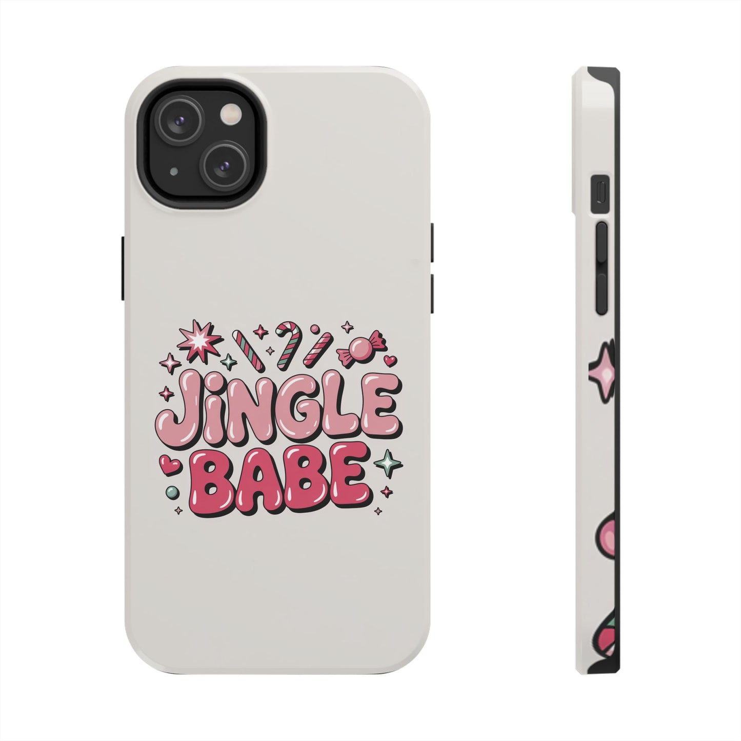 Jingle Babe Tough Phone Case - Festive Holiday Protection for Your iPhone