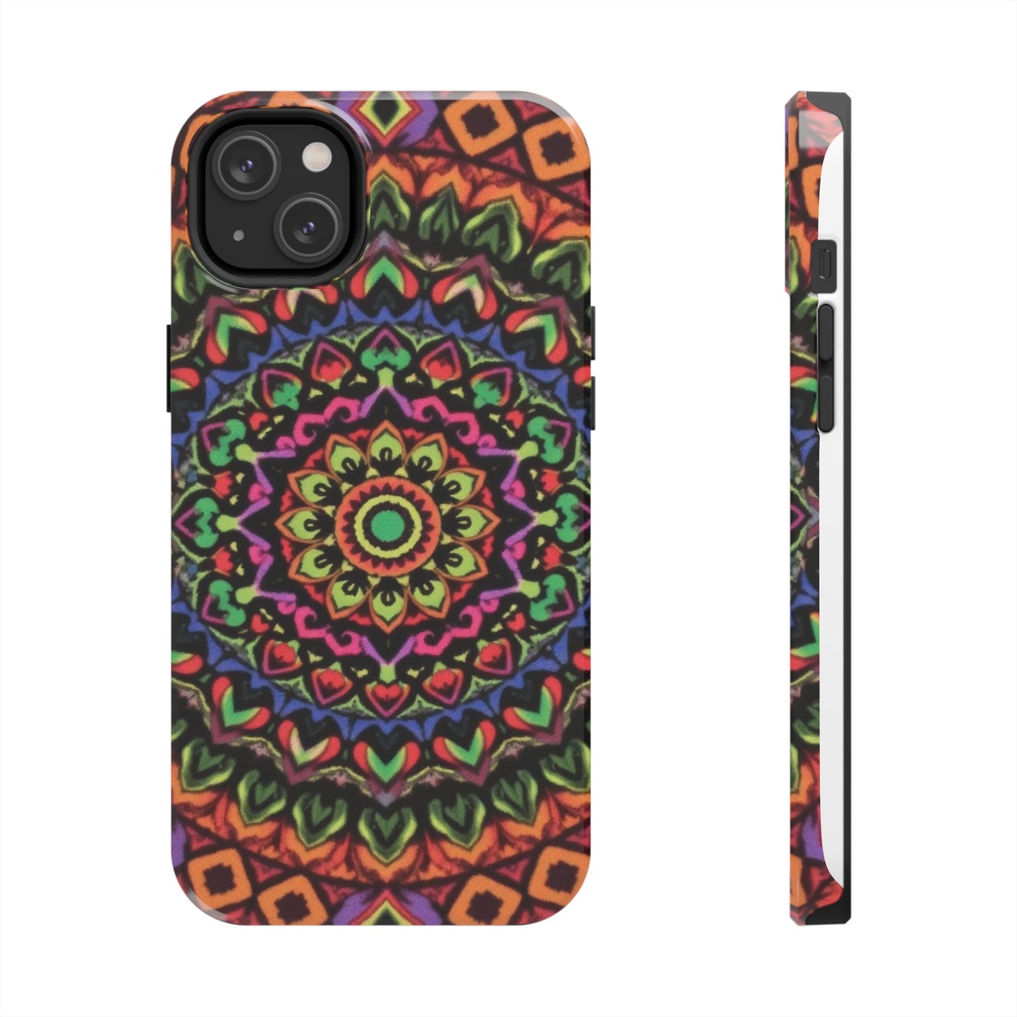 Colorful Mandala Tough Phone Case - Vibrant Designs for Trendy Protection - for iPhone
