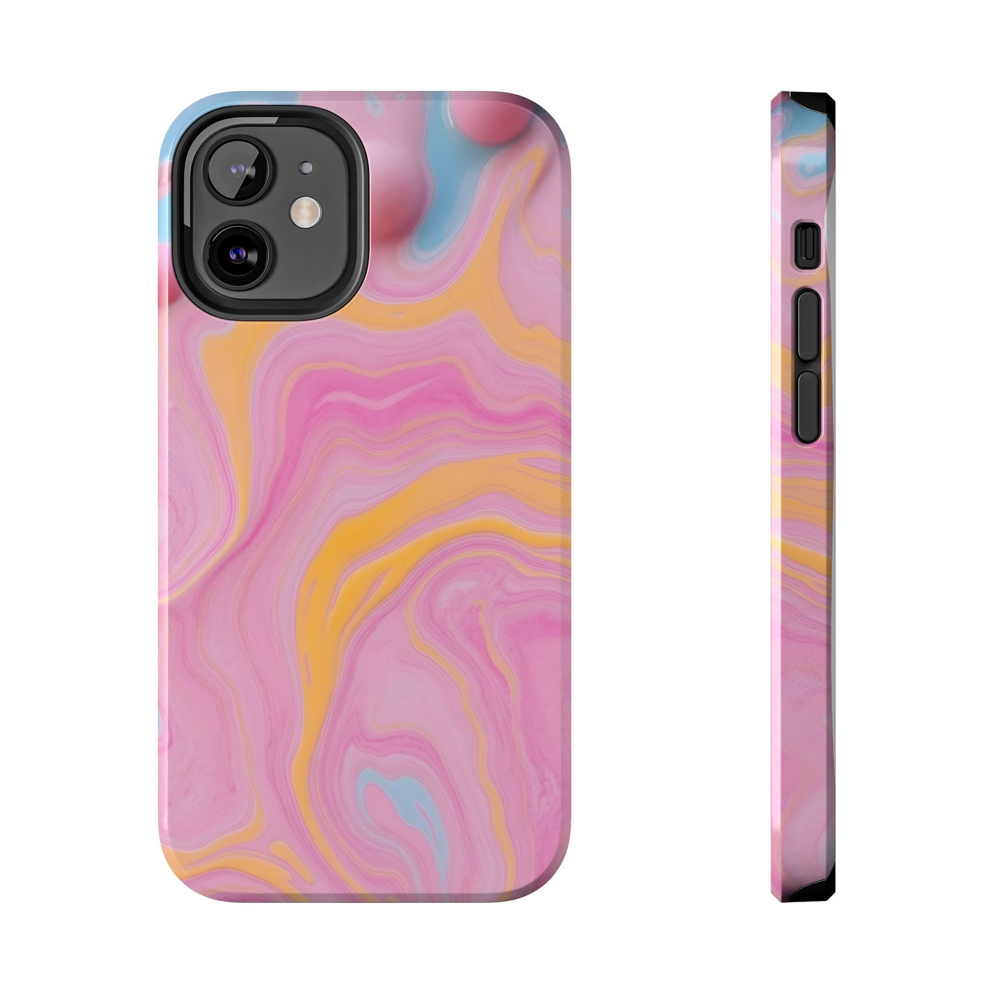 Liquid Candy Abstract Tough Phone Case - Durable Protection with Artistic Design - for iPhone