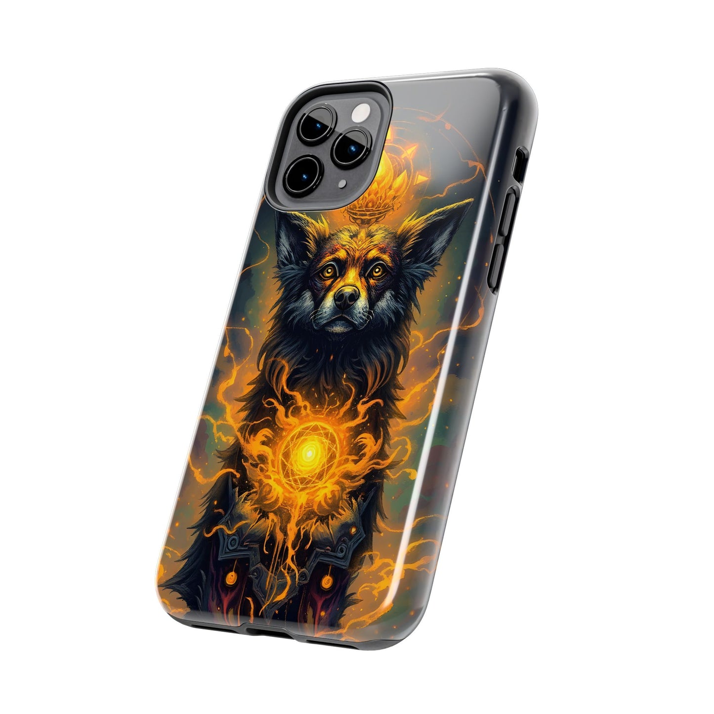 Mystical Dog of Light - Tough Phone Case - Durable Protection with Inspired Artwork - for iPhone