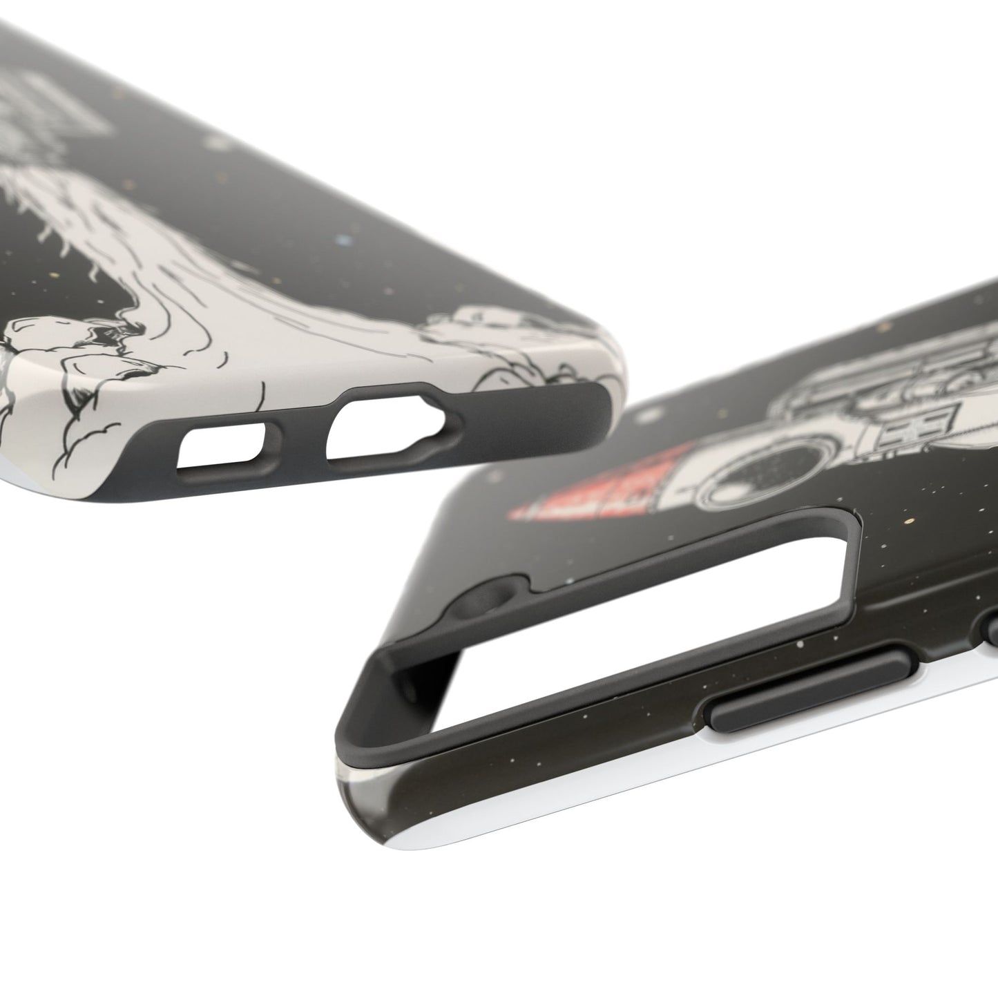 Cool Tough Phone Case for iPhone - Astro-Rocket Bond