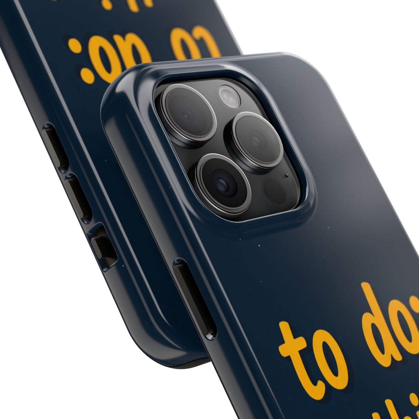 Funny Tough Phone Case - To Do: Nothing | Unique Gift for College Students, Lazy Days, Relaxation Motivation, Minimalist Phone Cover