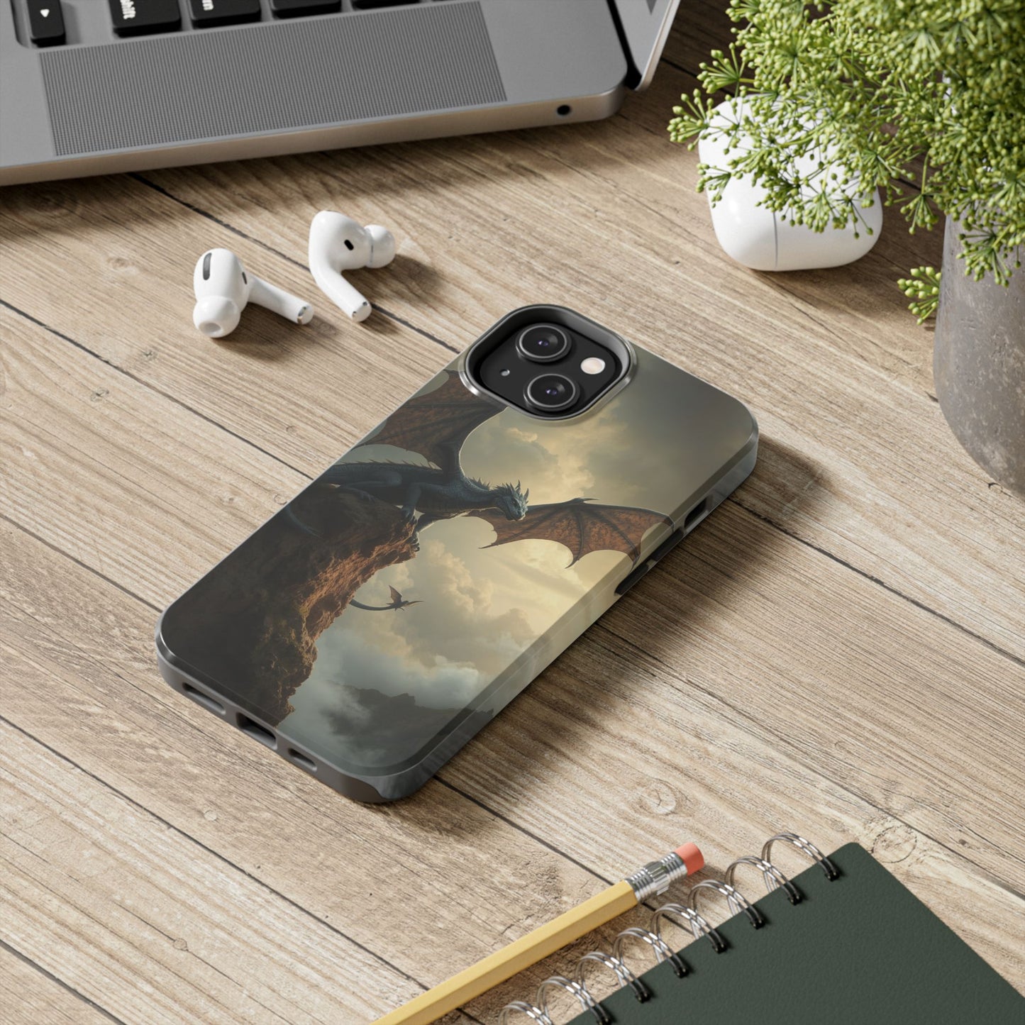 Dragon Fantasy Tough Phone Case - Durable Protection for Adventurers