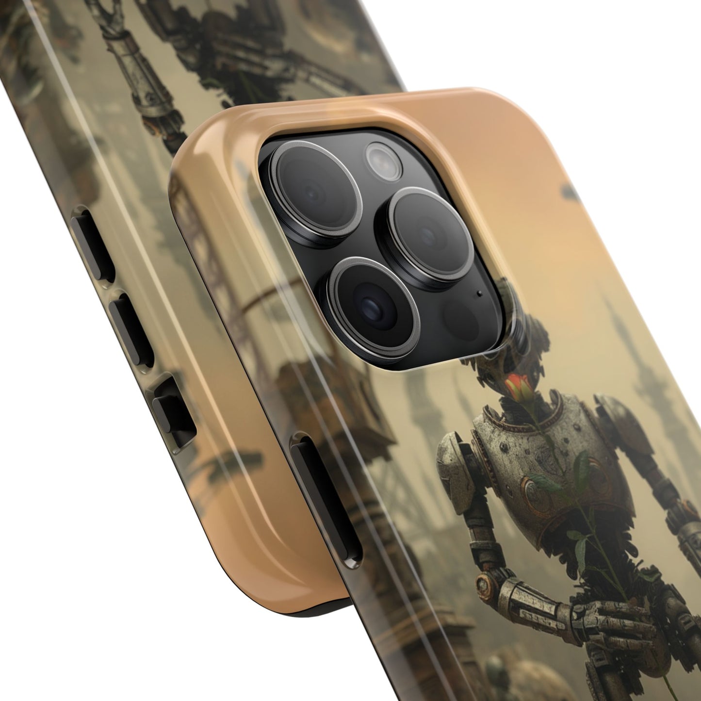 Robotic Sentinel Tough Phone Case - Durable Protector for Sci-Fi Lovers