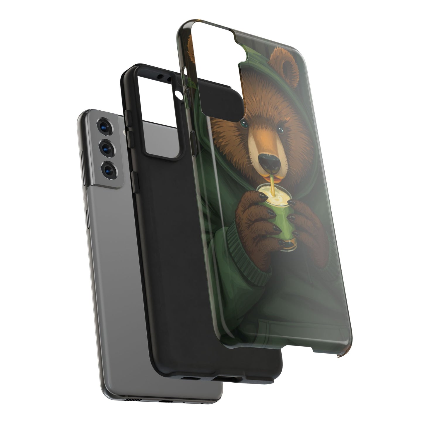 Cute Bear Phone Case – Tough and Stylish Protection for Animal Lovers