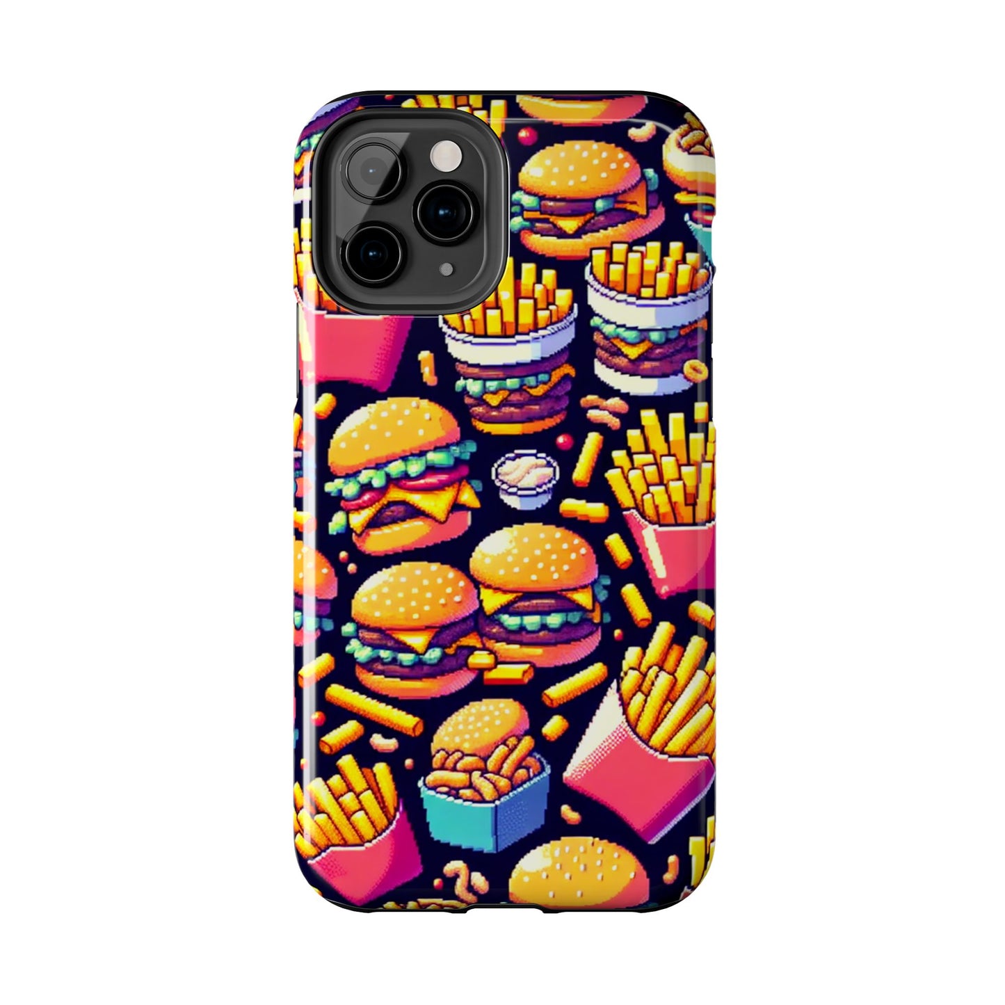 Retro Fast Food Phone Case - Tough and Durable - for iPhone
