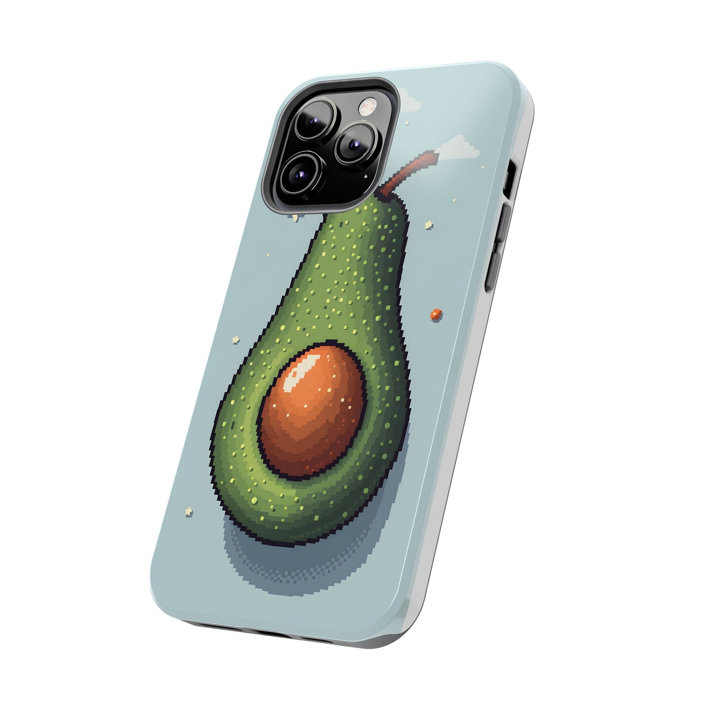 Pixel Avocado Tough Phone Case - Perfect for Foodies & Nature Lovers - for iPhone