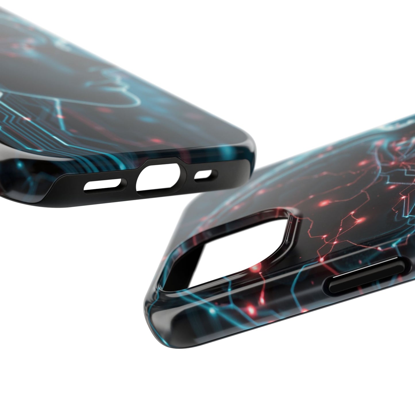 Futuristic Brain Design Tough Phone Case