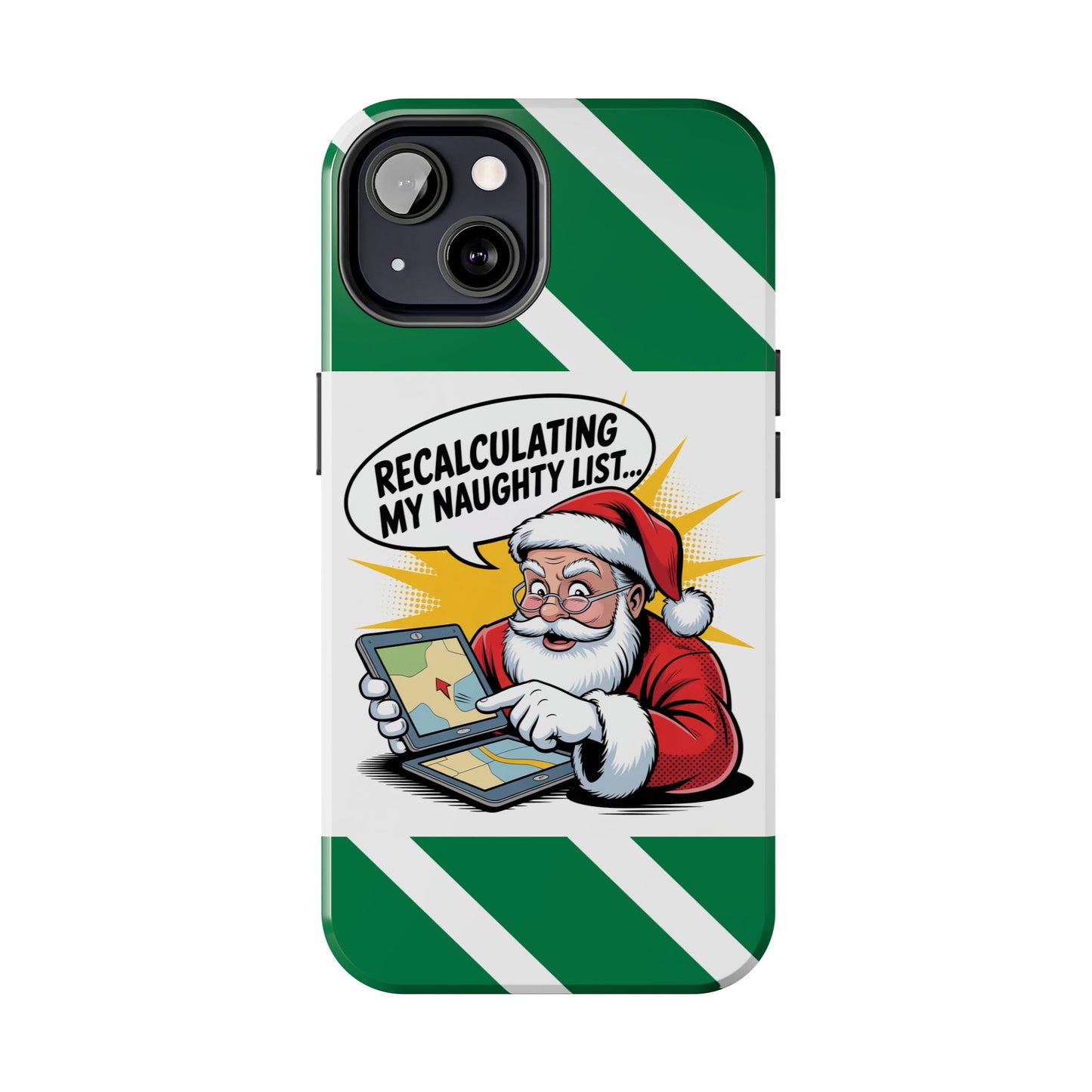 Santa Naughty List Phone Case - Tough & Fun Holiday Protection