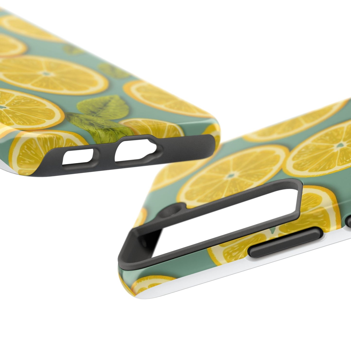 Tough Lemon Pattern Phone Case - Vibrant Citrus Design for Summer Vibes - for iPhone