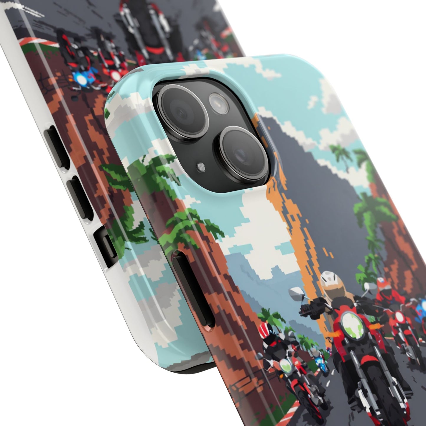 Retro Biker Tough Phone Case - Perfect for Motorcycle Lovers