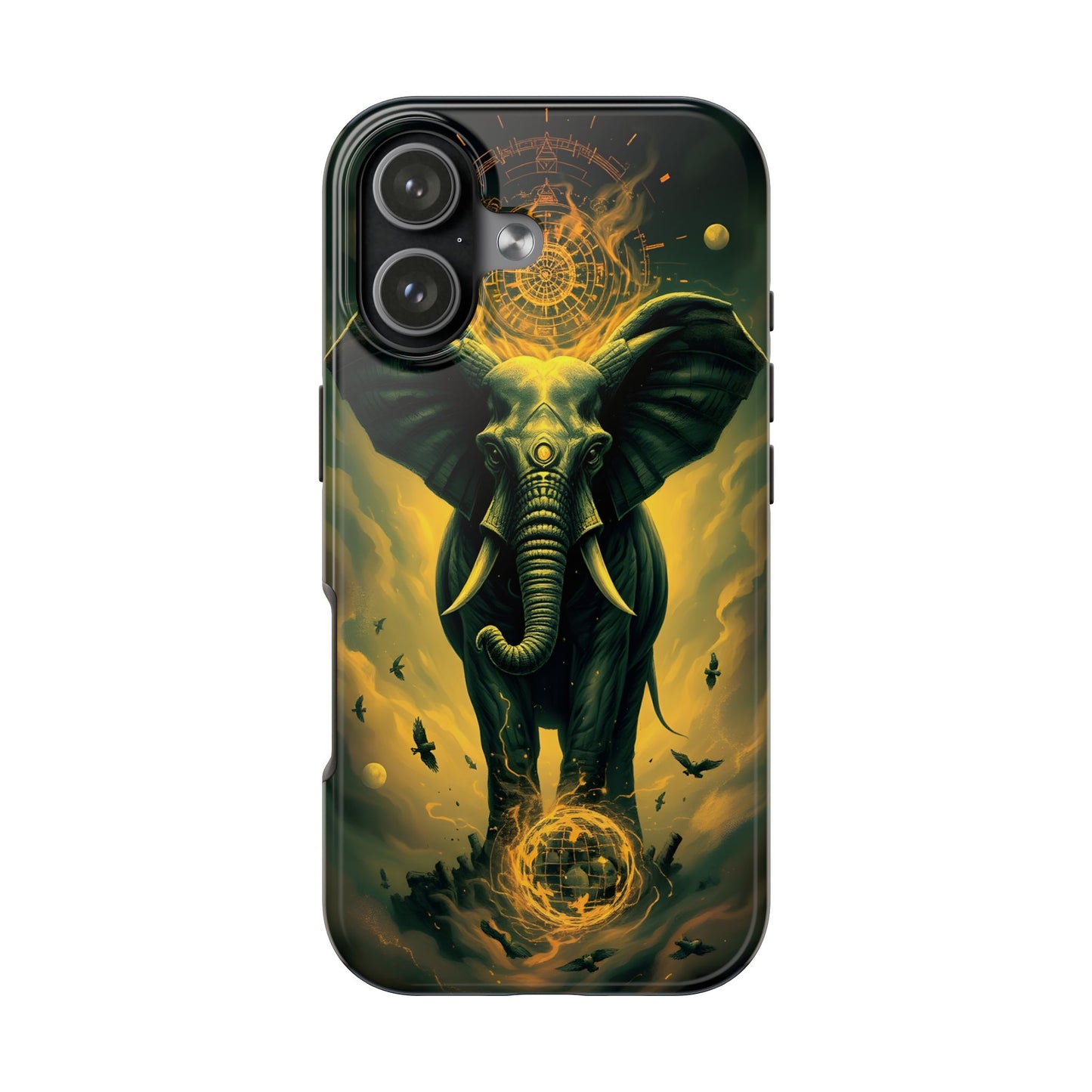 Majestic Elephant Clouds Tough Phone Case - Durable Protection with Bold Design - for iPhone
