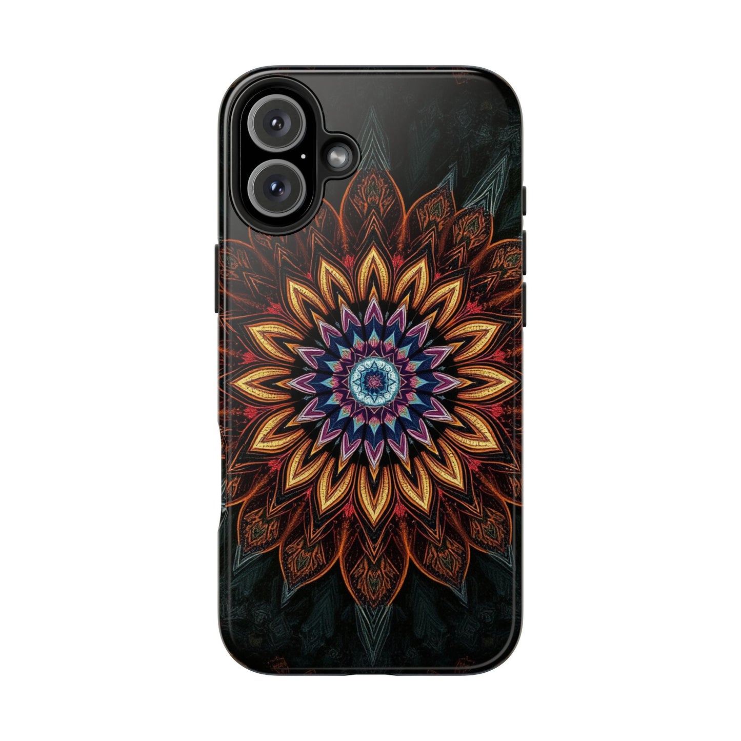 Mystic Mandala Tough Phone Case - Durable Protection with Artistic Design - for iPhone