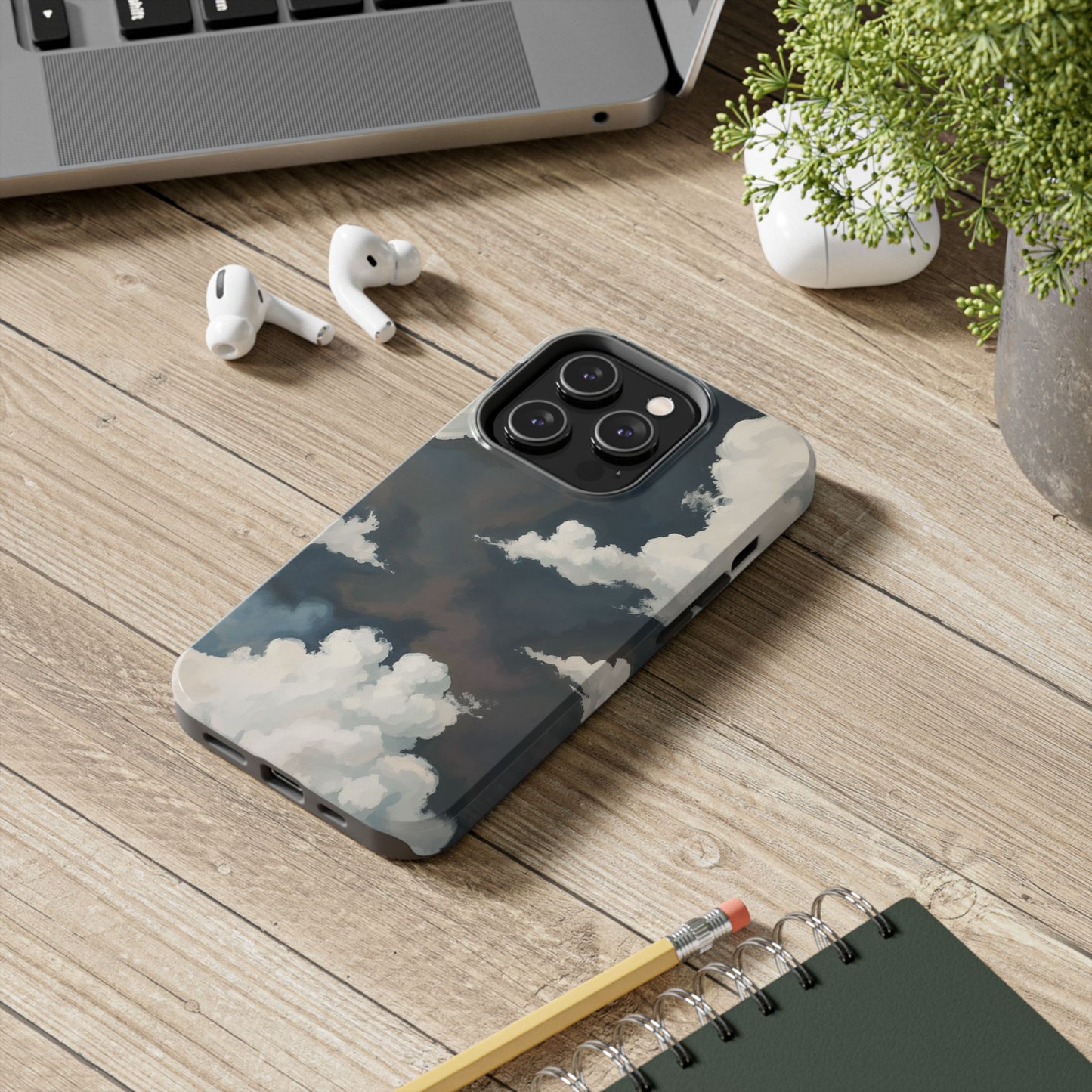 Sky Cloud Phone Case, Tough iPhone Cover, Aesthetic Tech Accessories, Gift for Him/Her, Unique Cell Phone Protectors