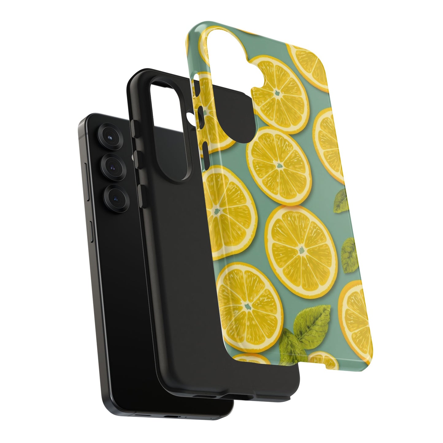Tough Lemon Pattern Phone Case - Vibrant Citrus Design for Summer Vibes - for iPhone