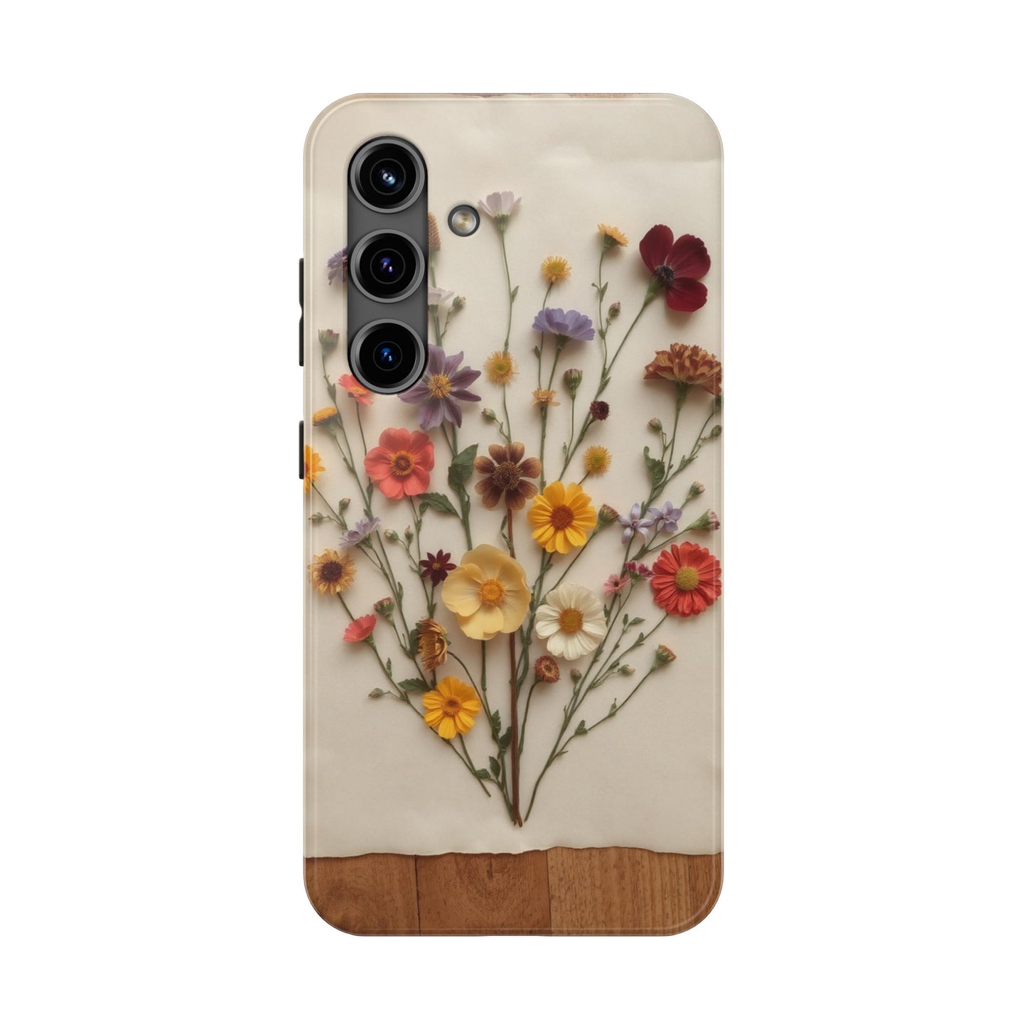 Floral Tough Phone Case - Durable Protection with Nature-Inspired Design