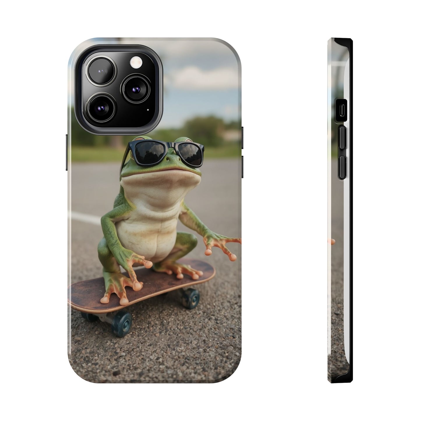 Cool Frog Skateboard Phone Case - Tough and Stylish Protection