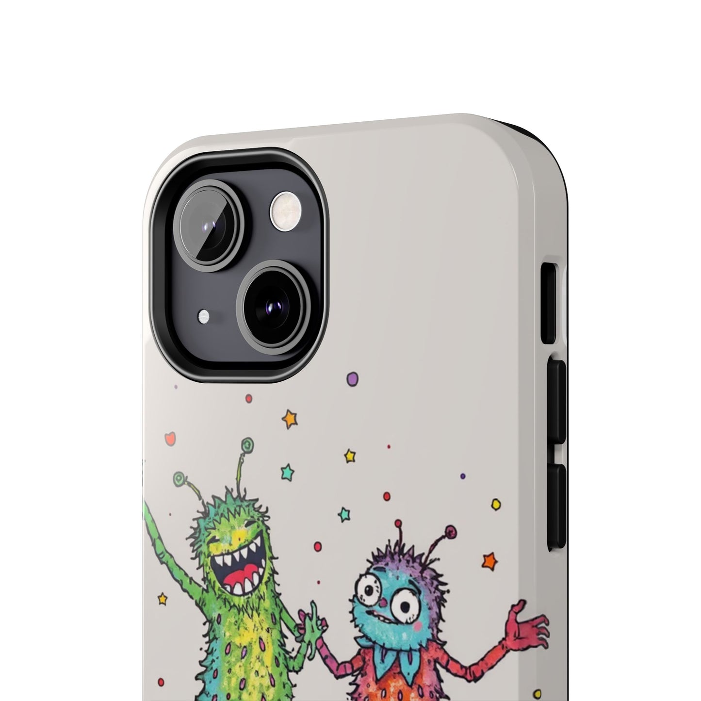 Colorful Monster Tough Phone Case - Fun and Playful Design