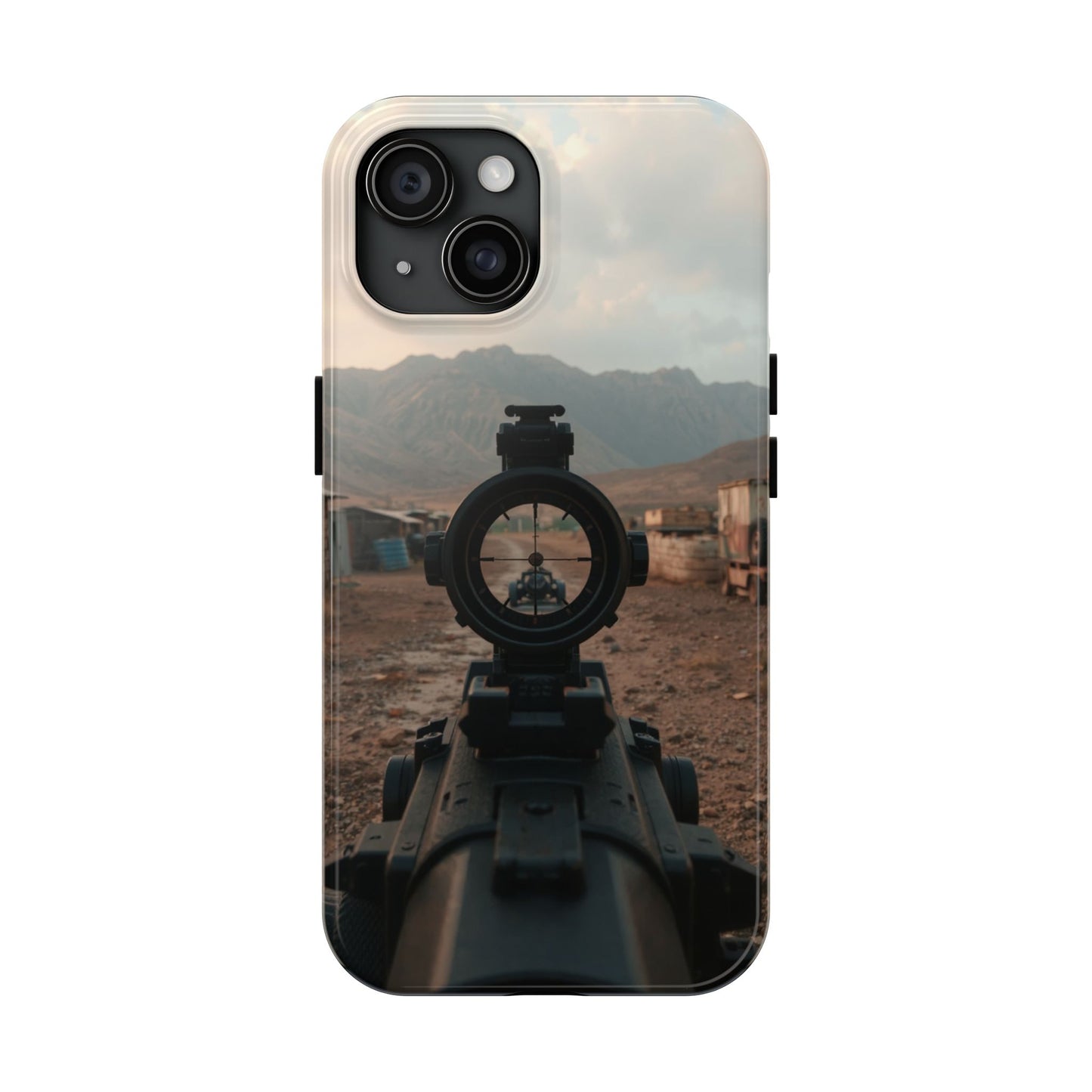 Tough Phone Case - Military Inspired Design with Sniper Scope