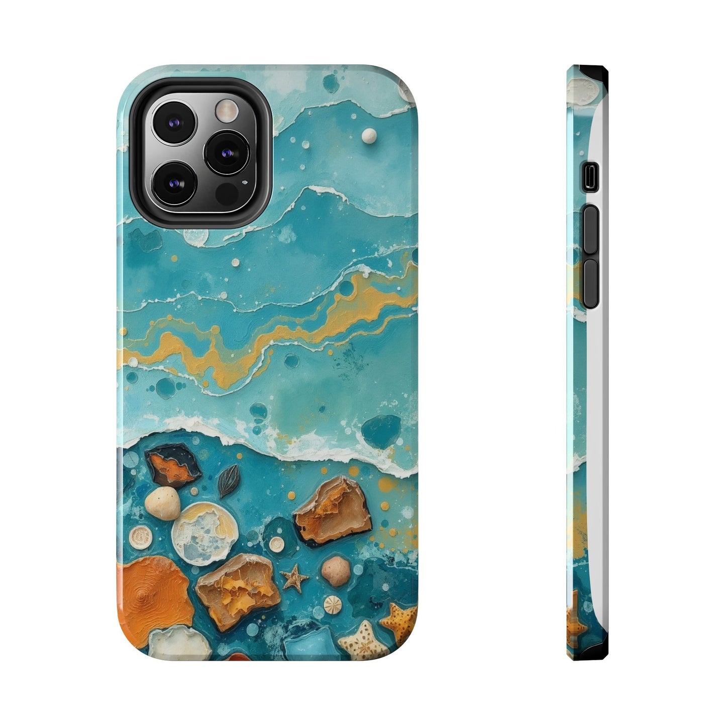 Ocean-Inspired Tough Phone Cases - Coastal Beach Vibe, Easy Accessory for Beach Lovers