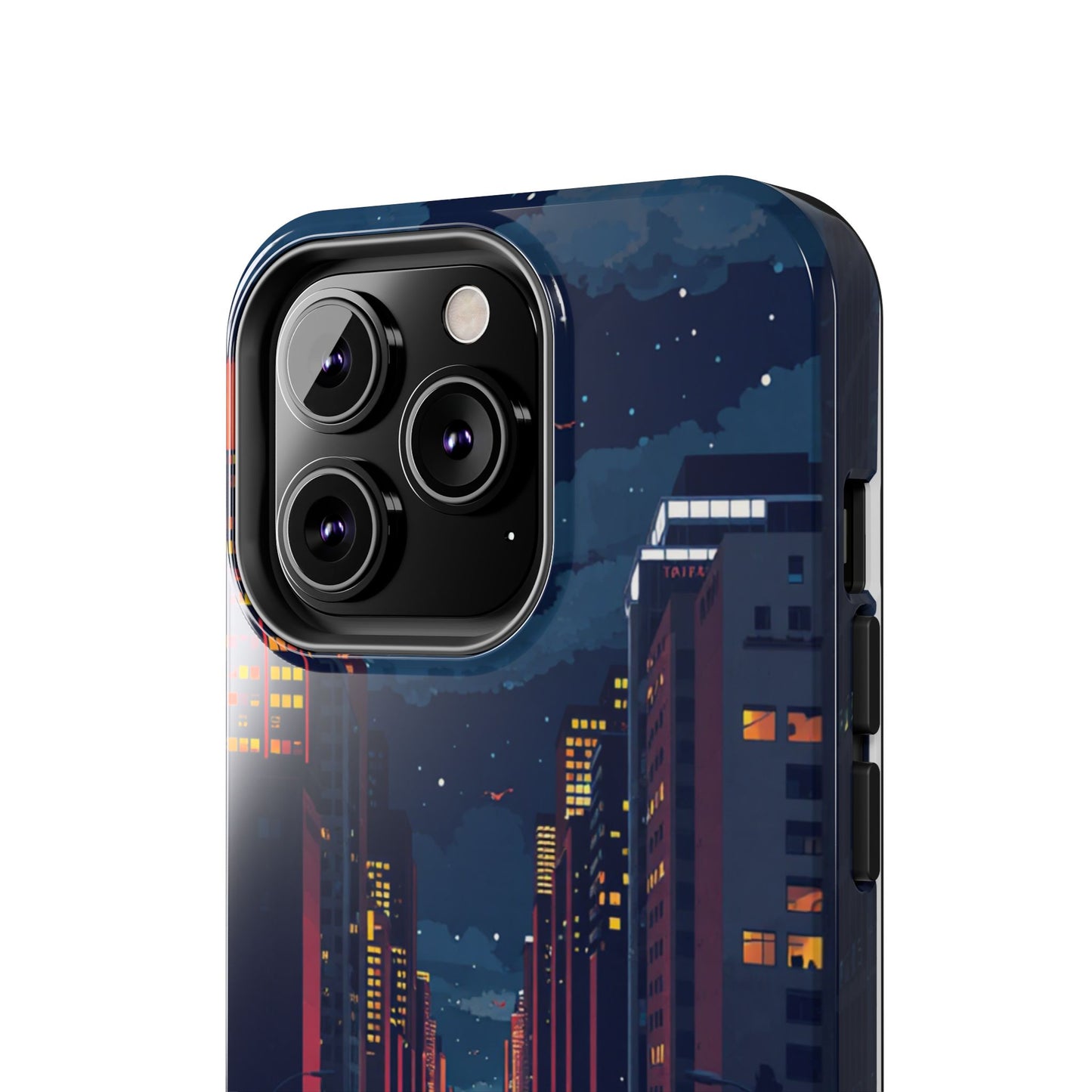 Urban Nightlife Tough Phone Case - Durable & Stylish Protection