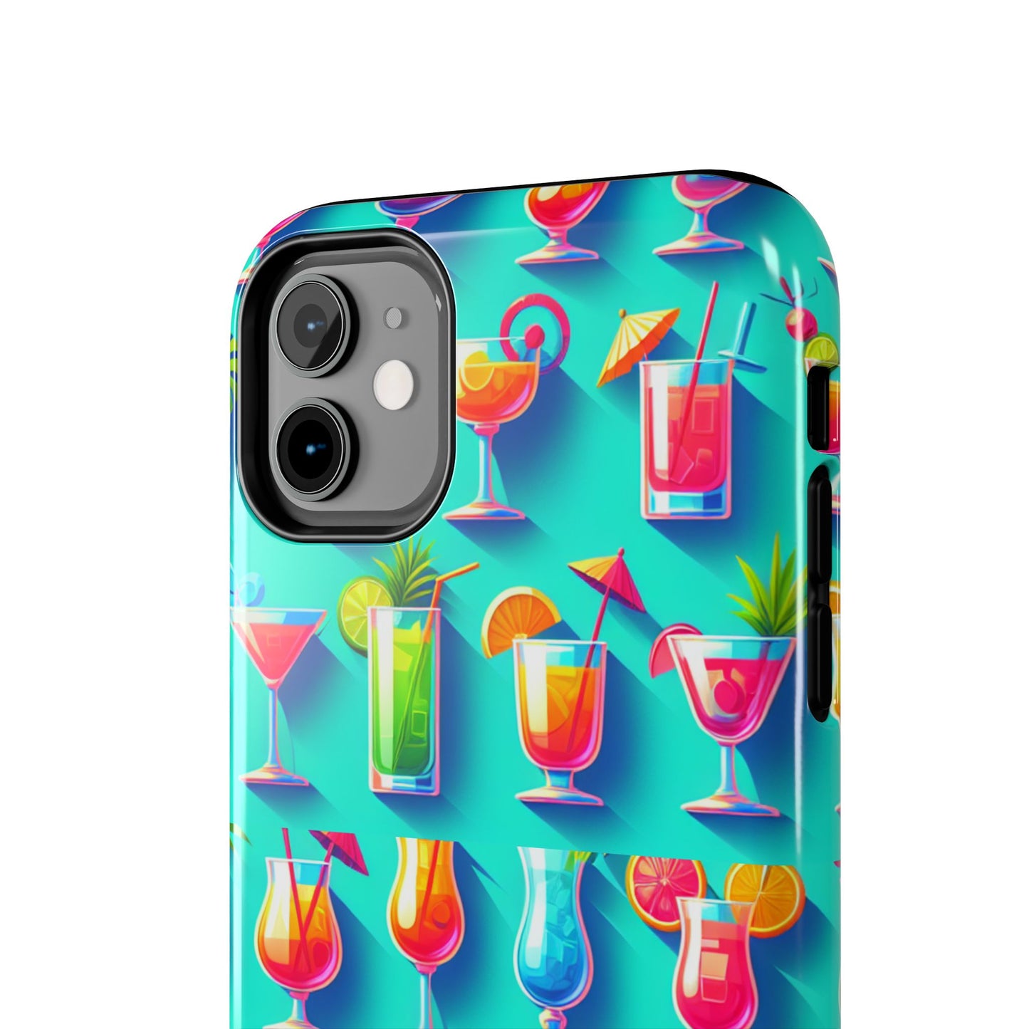 Cocktail Party Phone Case - Fun & Colorful Design for Summer Vibes - for iPhone