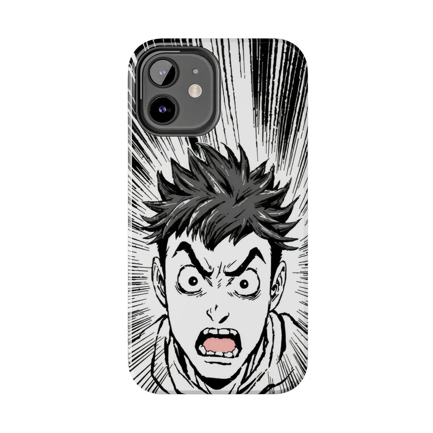 Intense Graphic Phone Case - Tough Design for Anime Fans
