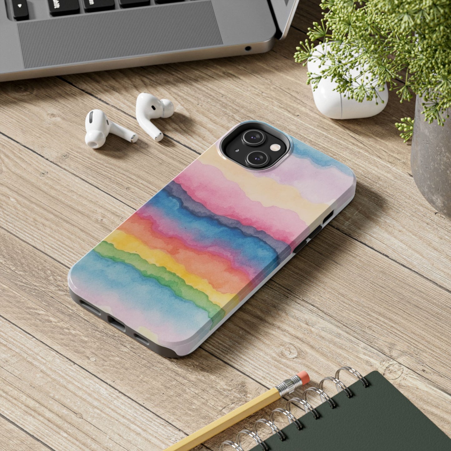 Vibrant Watercolor Phone Case - Tough & Stylish Protection