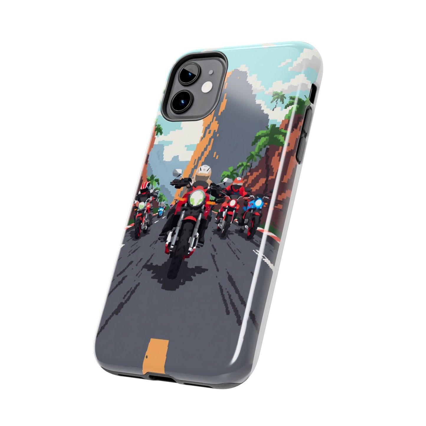 Retro Biker Tough Phone Case - Perfect for Motorcycle Lovers