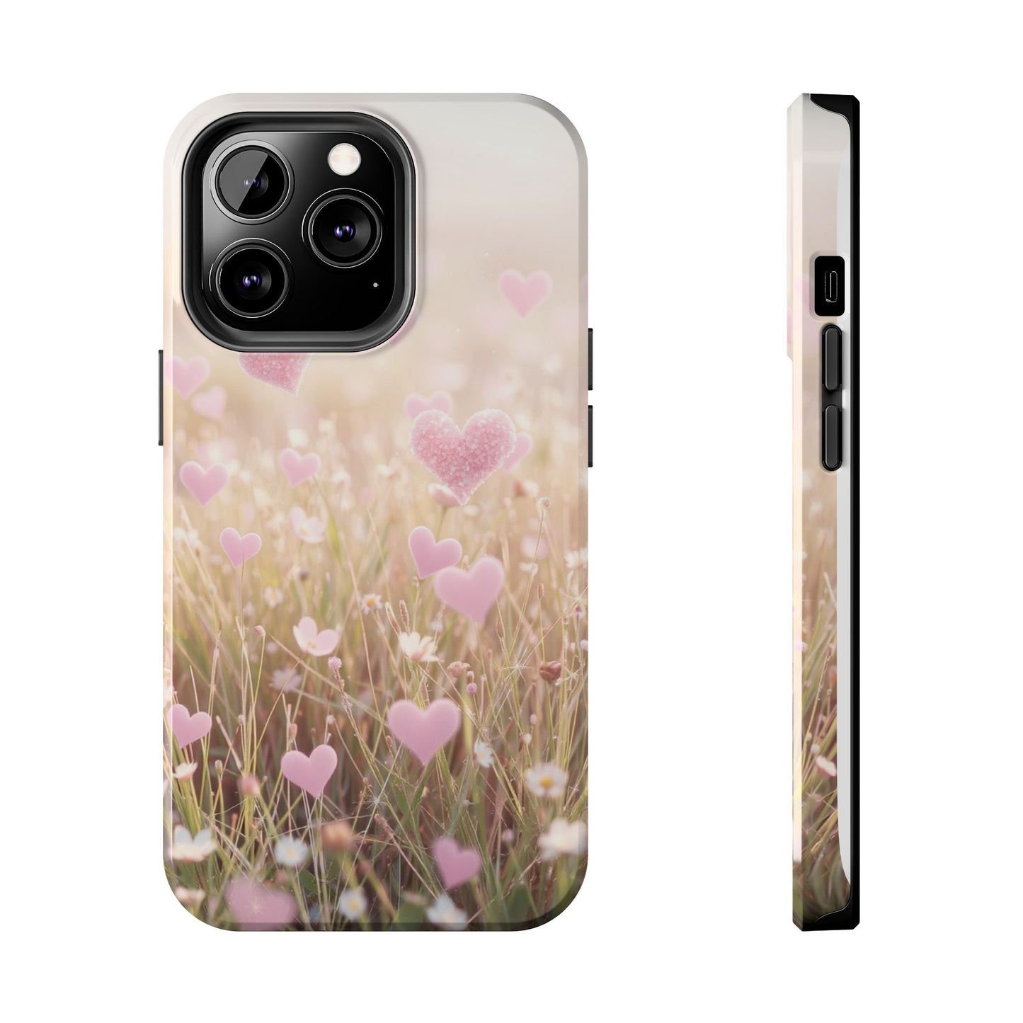 Romantic Hearts Tough Phone Case - Perfect for Lovers and Celebrations